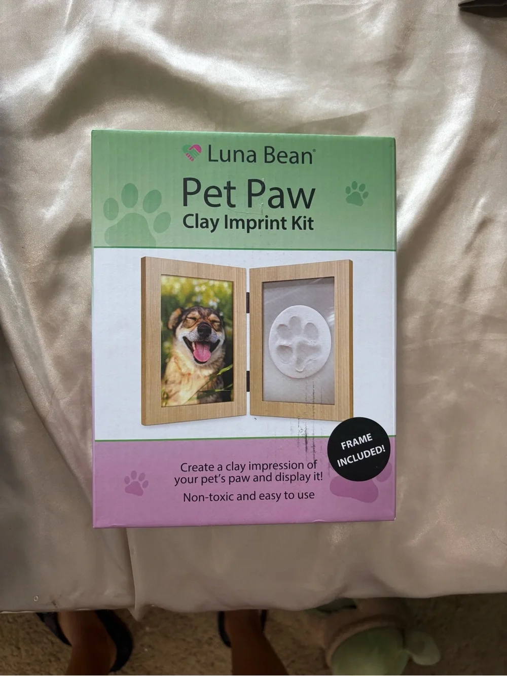 Pet paw clay imprint kit